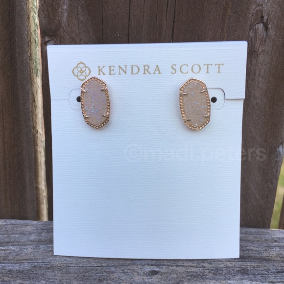 Kendra Scott Jewelry - Kendra Scott Ellies in Iridescent Drusy and Rose